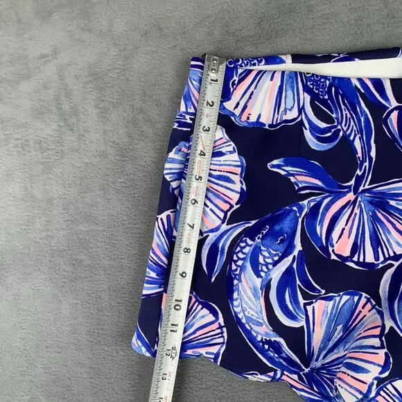 Lilly Pulitzer Adelia Scuba Shorts Size Medium Preppy Beach Vacation - Picture 5 of 8